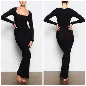SKIMS Soft Lounge Long Sleeve Maxi Dress | 2X | NWT